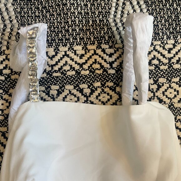 NWT Sachin + Babi x BHLDN Sheath Dress – Ivory – Size 6 - Picture 6 of 8